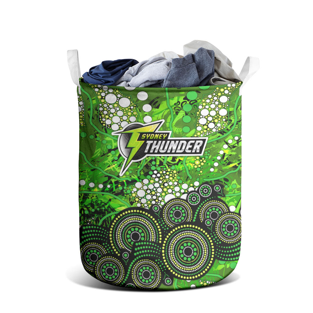 Sydney Thunder Laundry Basket Graffiti Urban Aboriginal Dot Abstract Design