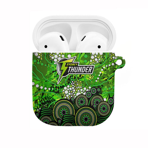 Sydney Thunder AirPods Case Graffiti Urban Aboriginal Dot Abstract Design