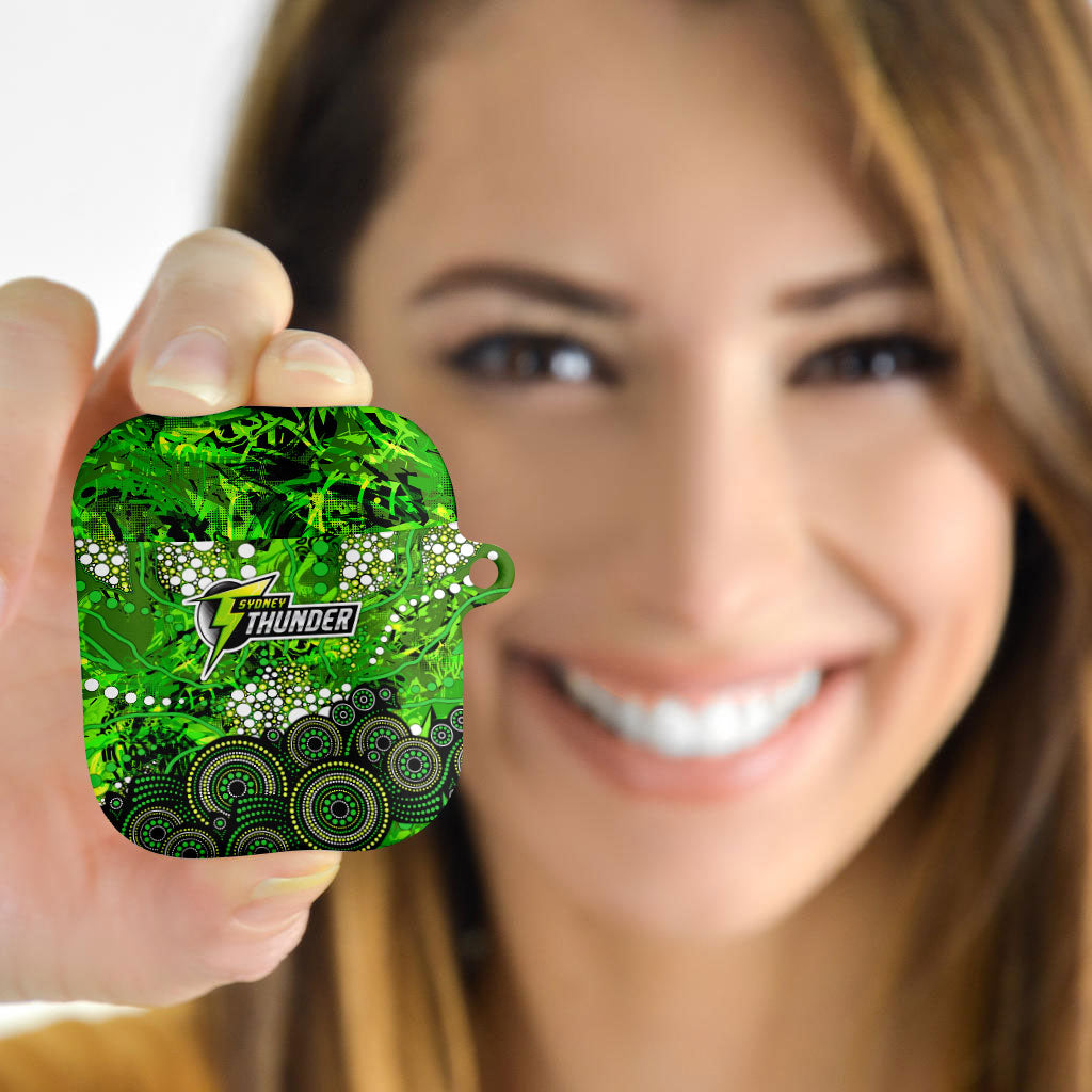 Sydney Thunder AirPods Case Graffiti Urban Aboriginal Dot Abstract Design
