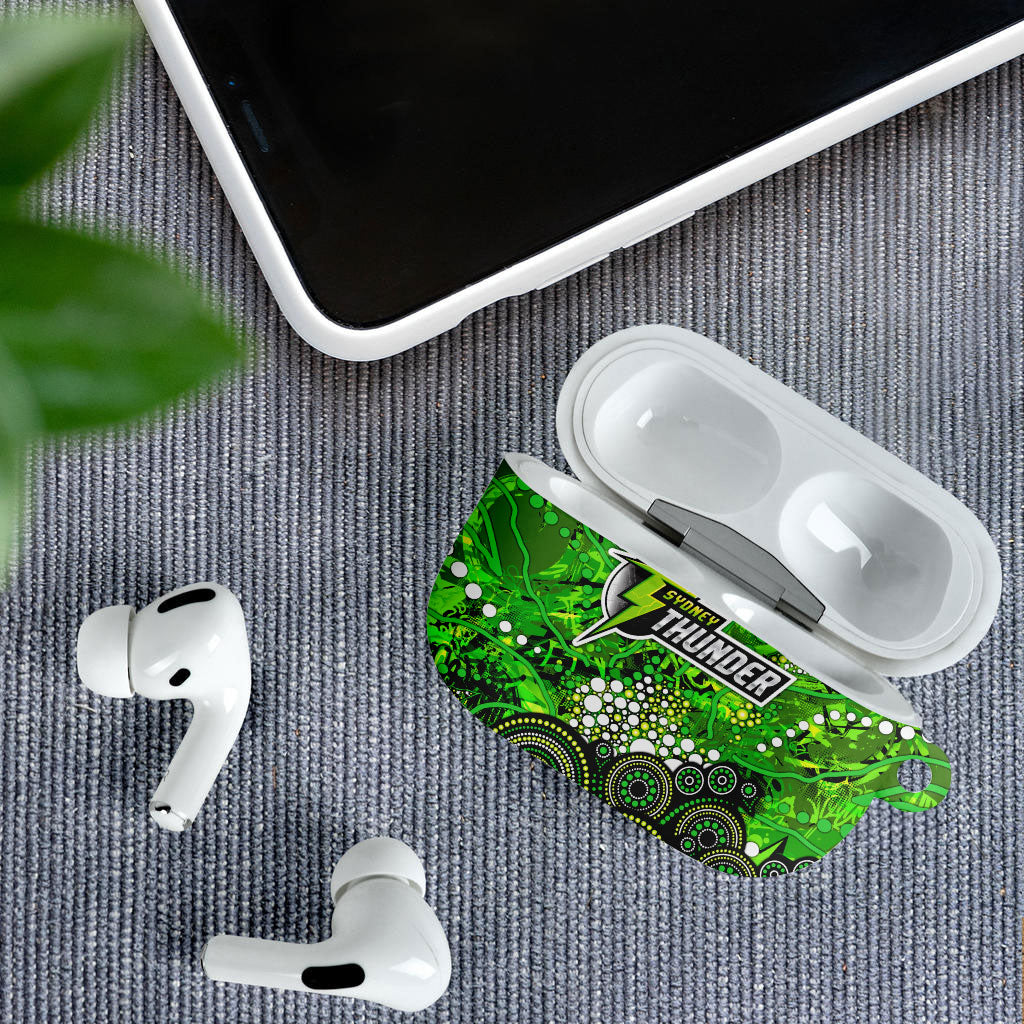 Sydney Thunder AirPods Case Graffiti Urban Aboriginal Dot Abstract Design