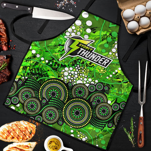 Sydney Thunder Apron Graffiti Urban Aboriginal Dot Abstract Design