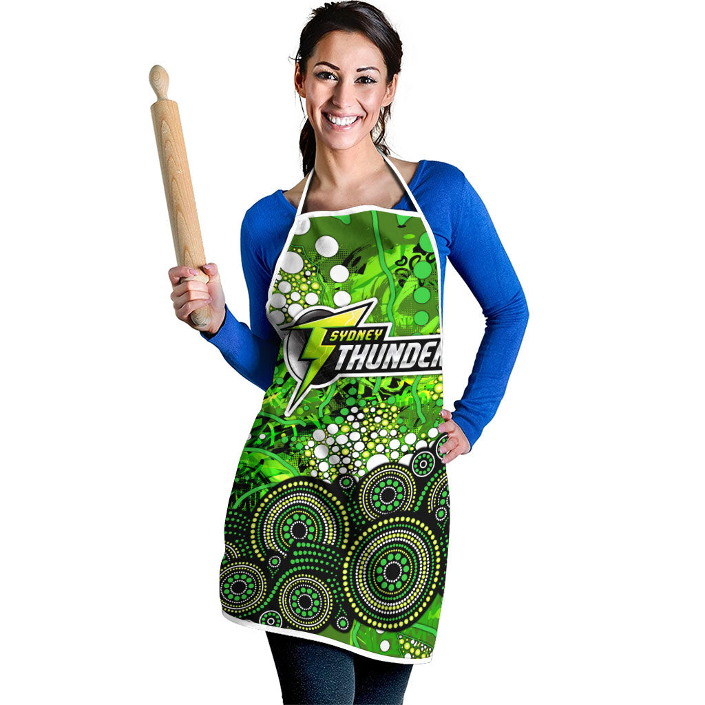 Sydney Thunder Apron Graffiti Urban Aboriginal Dot Abstract Design