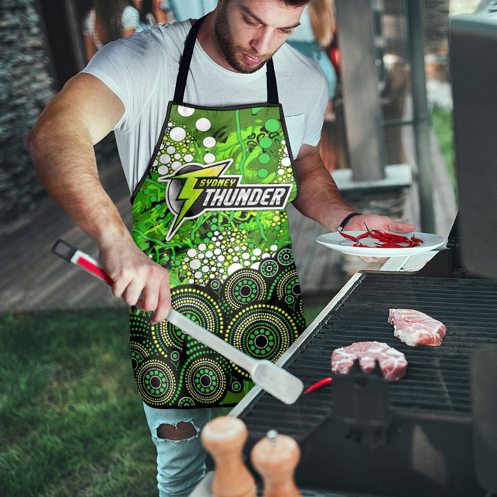 Sydney Thunder Apron Graffiti Urban Aboriginal Dot Abstract Design