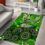 Sydney Thunder Area Rug Graffiti Urban Aboriginal Dot Abstract Design