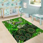 Sydney Thunder Area Rug Graffiti Urban Aboriginal Dot Abstract Design