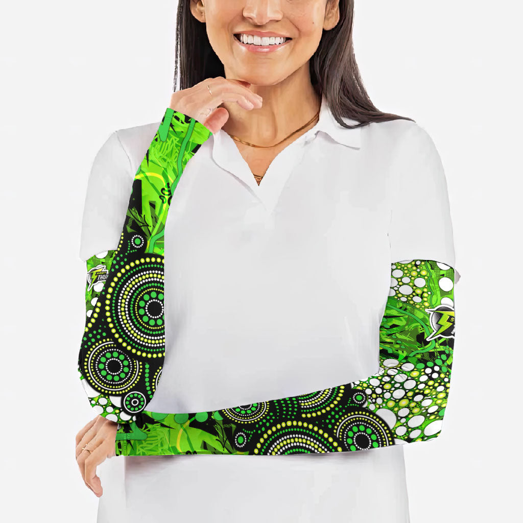 Sydney Thunder Arm Sleeves Graffiti Urban Aboriginal Dot Abstract Design