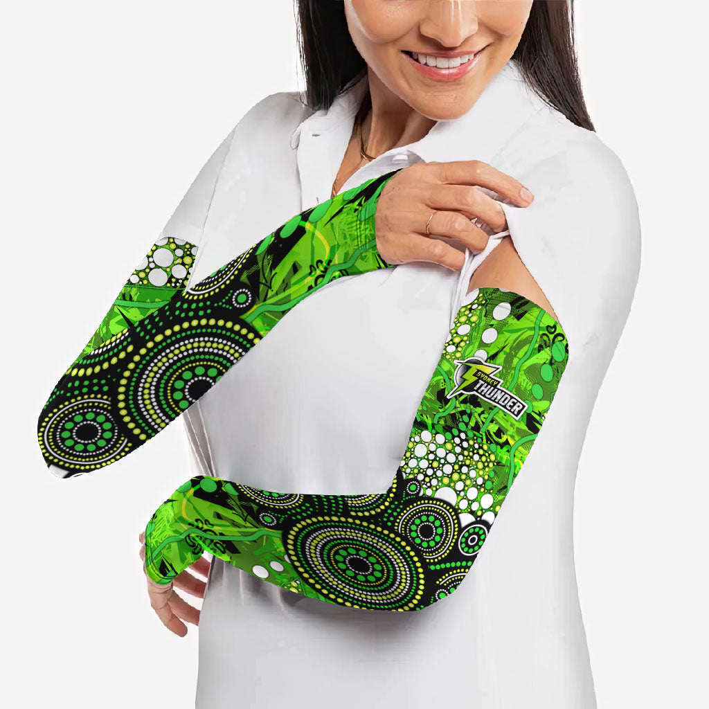 Sydney Thunder Arm Sleeves Graffiti Urban Aboriginal Dot Abstract Design