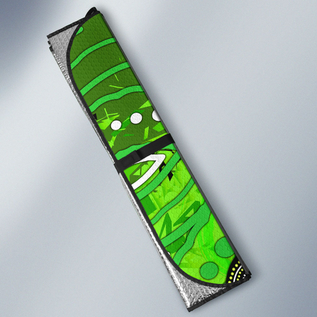 Sydney Thunder Auto Sun Shade Graffiti Urban Aboriginal Dot Abstract Design