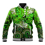 Sydney Thunder Baseball Jacket Graffiti Urban Aboriginal Dot Abstract Design