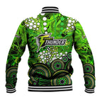 Sydney Thunder Baseball Jacket Graffiti Urban Aboriginal Dot Abstract Design