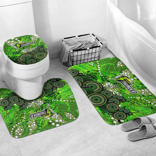 Sydney Thunder Bathroom Set Graffiti Urban Aboriginal Dot Abstract Design