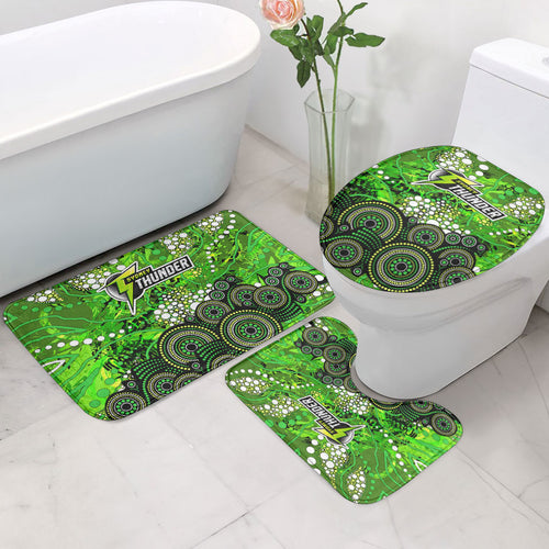 Sydney Thunder Bathroom Set Graffiti Urban Aboriginal Dot Abstract Design