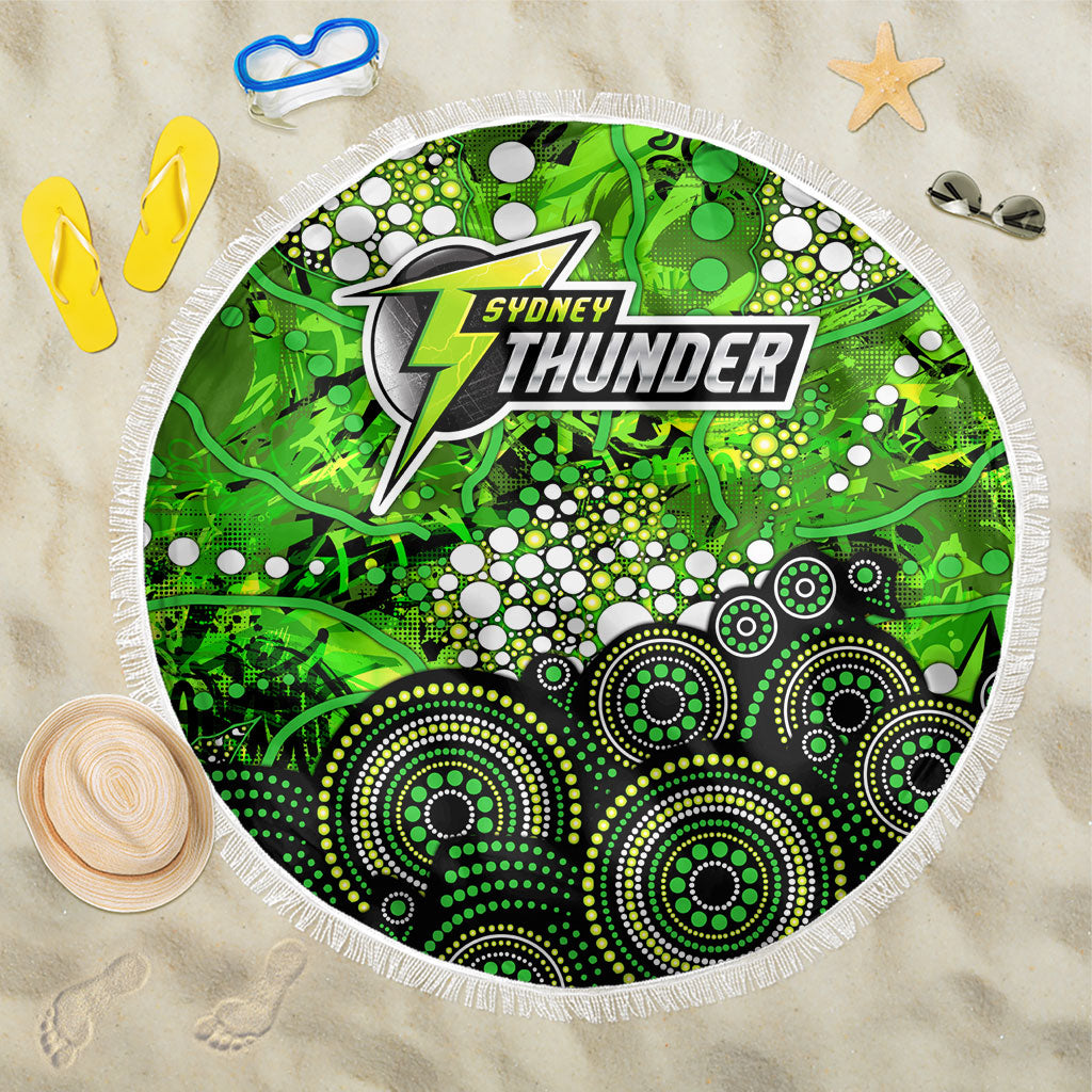 Sydney Thunder Beach Blanket Graffiti Urban Aboriginal Dot Abstract Design