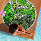 Sydney Thunder Beach Blanket Graffiti Urban Aboriginal Dot Abstract Design
