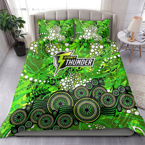 Sydney Thunder Bedding Set Graffiti Urban Aboriginal Dot Abstract Design