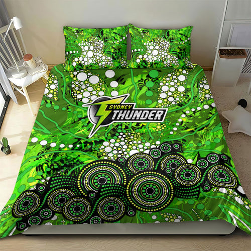 Sydney Thunder Bedding Set Graffiti Urban Aboriginal Dot Abstract Design