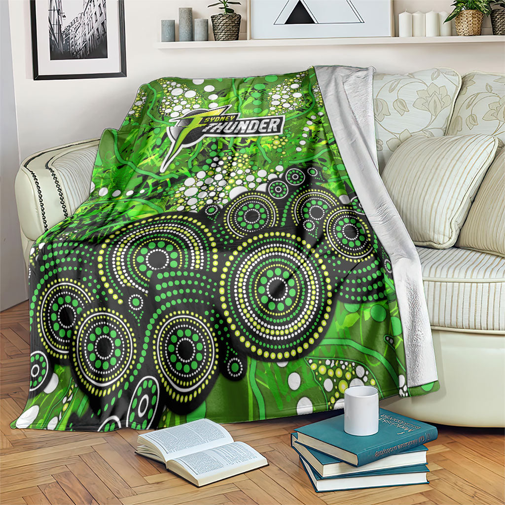 Sydney Thunder Blanket Graffiti Urban Aboriginal Dot Abstract Design