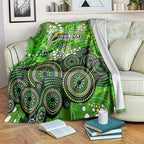 Sydney Thunder Blanket Graffiti Urban Aboriginal Dot Abstract Design