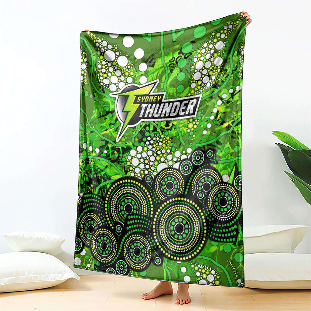 Sydney Thunder Blanket Graffiti Urban Aboriginal Dot Abstract Design