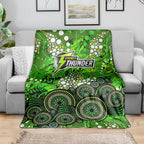 Sydney Thunder Blanket Graffiti Urban Aboriginal Dot Abstract Design