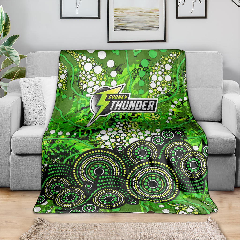 Sydney Thunder Blanket Graffiti Urban Aboriginal Dot Abstract Design