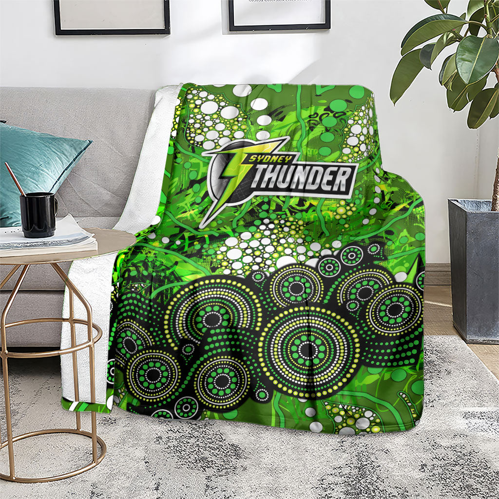 Sydney Thunder Blanket Graffiti Urban Aboriginal Dot Abstract Design