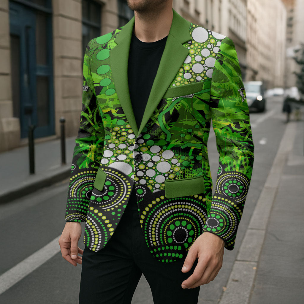 Sydney Thunder Blazer Graffiti Urban Aboriginal Dot Abstract Design