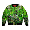 Sydney Thunder Bomber Jacket Graffiti Urban Aboriginal Dot Abstract Design