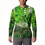 Sydney Thunder Button Sweatshirt Graffiti Urban Aboriginal Dot Abstract Design