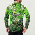 Sydney Thunder Button Sweatshirt Graffiti Urban Aboriginal Dot Abstract Design