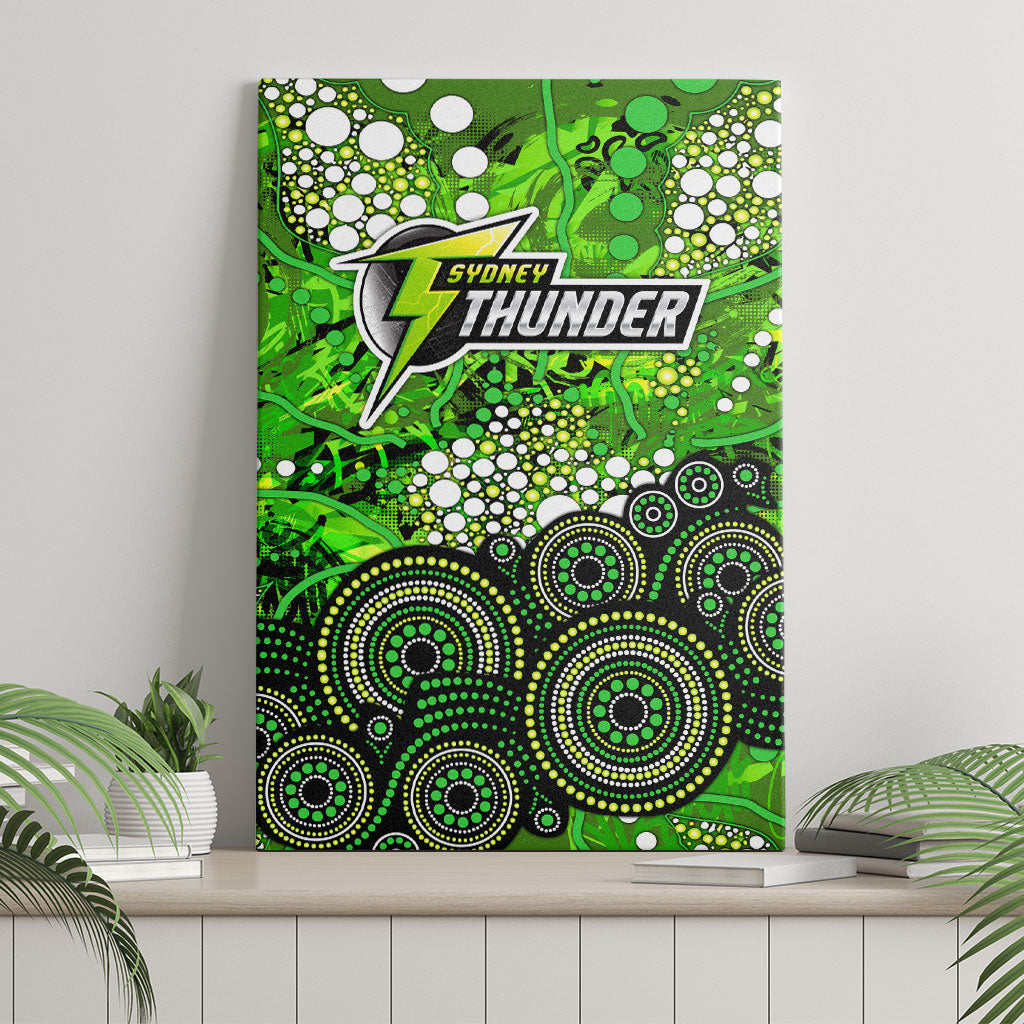 Sydney Thunder Canvas Wall Art Graffiti Urban Aboriginal Dot Abstract Design