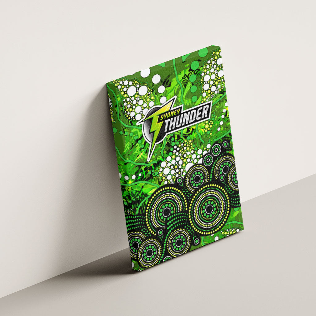 Sydney Thunder Canvas Wall Art Graffiti Urban Aboriginal Dot Abstract Design