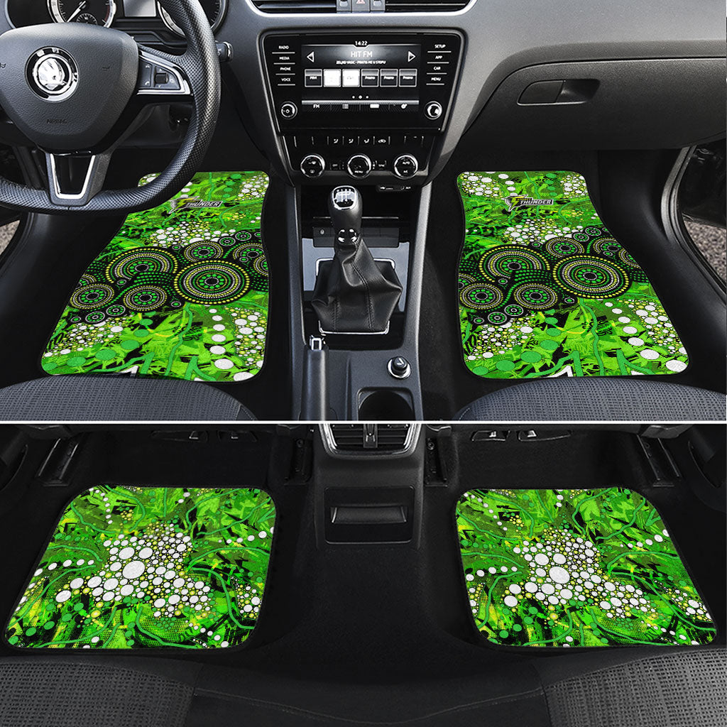 Sydney Thunder Car Mats Graffiti Urban Aboriginal Dot Abstract Design