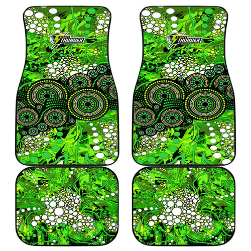 Sydney Thunder Car Mats Graffiti Urban Aboriginal Dot Abstract Design