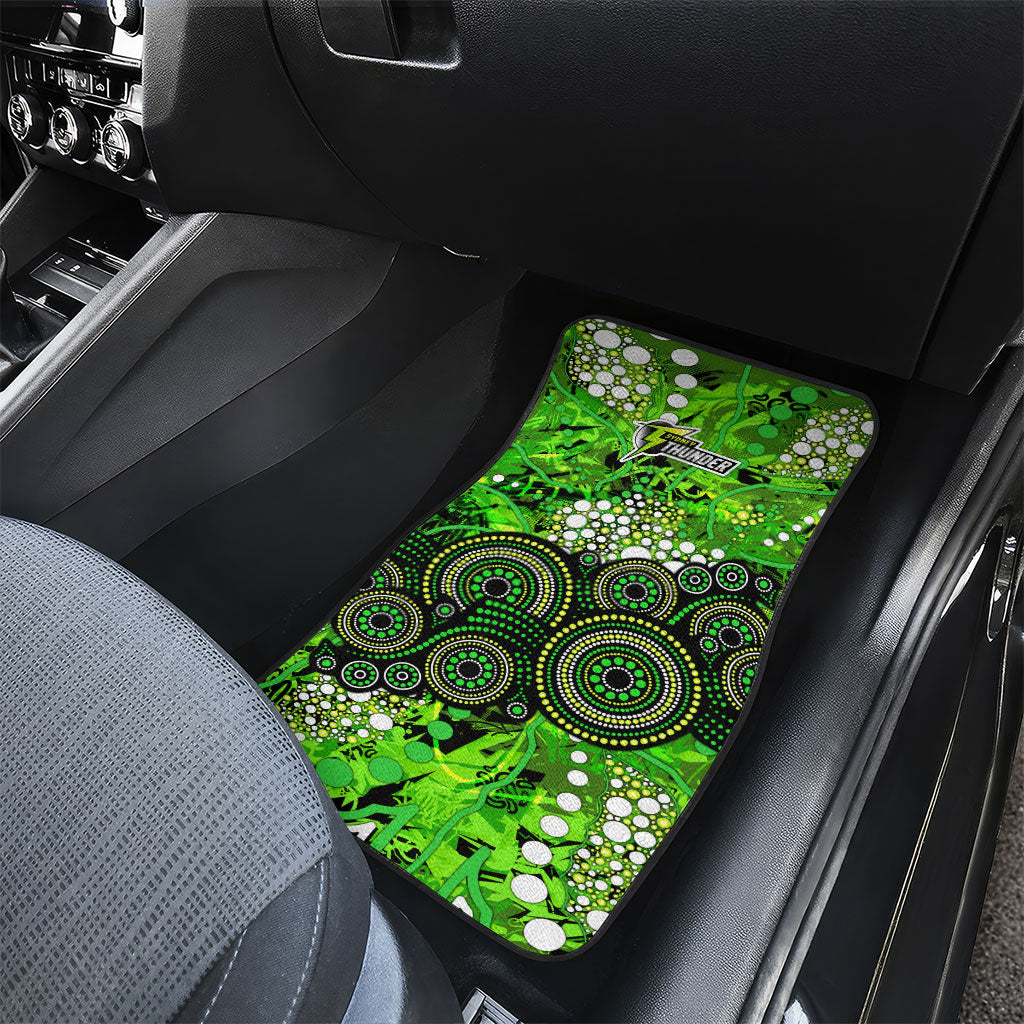 Sydney Thunder Car Mats Graffiti Urban Aboriginal Dot Abstract Design