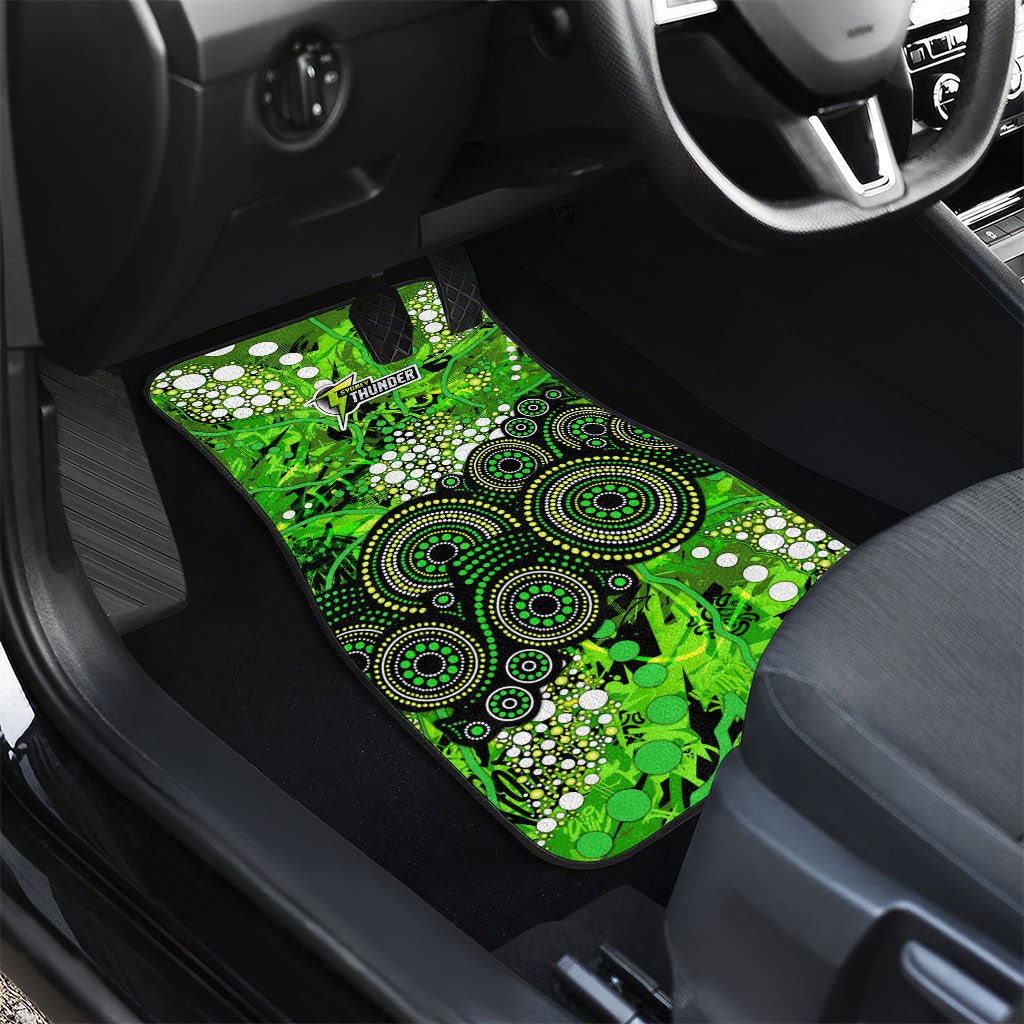 Sydney Thunder Car Mats Graffiti Urban Aboriginal Dot Abstract Design