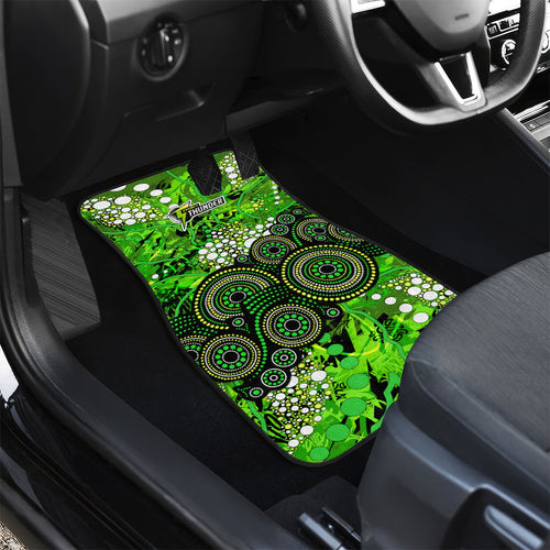 Sydney Thunder Car Mats Graffiti Urban Aboriginal Dot Abstract Design