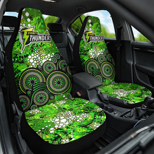 Sydney Thunder Car Seat Cover Graffiti Urban Aboriginal Dot Abstract Design
