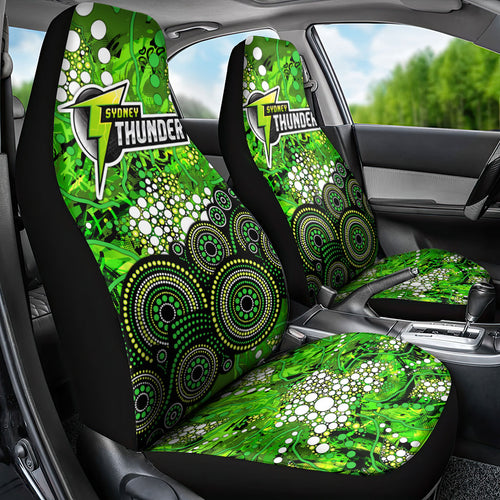 Sydney Thunder Car Seat Cover Graffiti Urban Aboriginal Dot Abstract Design