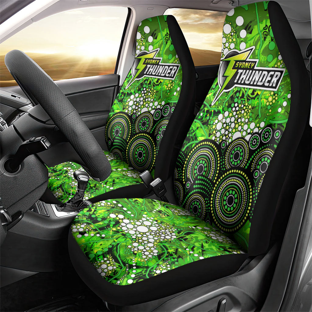 Sydney Thunder Car Seat Cover Graffiti Urban Aboriginal Dot Abstract Design