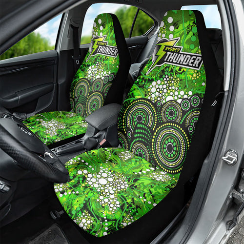 Sydney Thunder Car Seat Cover Graffiti Urban Aboriginal Dot Abstract Design