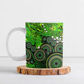 Sydney Thunder Ceramic Mug Graffiti Urban Aboriginal Dot Abstract Design