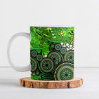 Sydney Thunder Ceramic Mug Graffiti Urban Aboriginal Dot Abstract Design