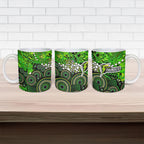 Sydney Thunder Ceramic Mug Graffiti Urban Aboriginal Dot Abstract Design