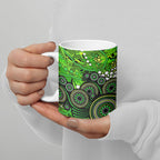Sydney Thunder Ceramic Mug Graffiti Urban Aboriginal Dot Abstract Design