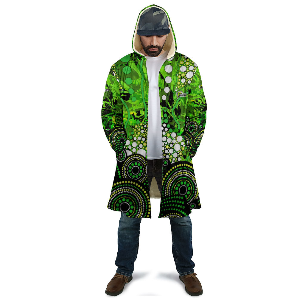 Sydney Thunder Cloak Graffiti Urban Aboriginal Dot Abstract Design