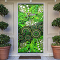 Sydney Thunder Door Cover Graffiti Urban Aboriginal Dot Abstract Design