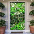 Sydney Thunder Door Cover Graffiti Urban Aboriginal Dot Abstract Design