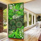 Sydney Thunder Door Cover Graffiti Urban Aboriginal Dot Abstract Design