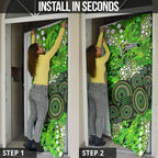 Sydney Thunder Door Cover Graffiti Urban Aboriginal Dot Abstract Design